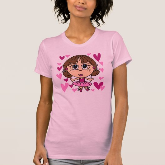T-shirt Fille de ballerine (Devant)