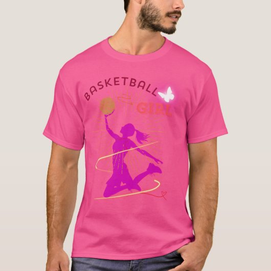 T-shirt Fille de basket-ball (Devant)