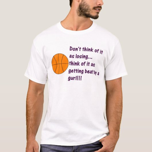 T-shirt Fille de boule de panier (Devant)
