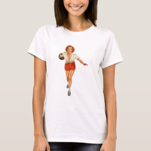 T-shirt fille de bowling