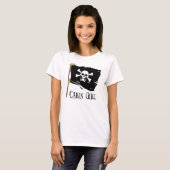 T-shirt Fille de cabine de jolly roger (Devant entier)
