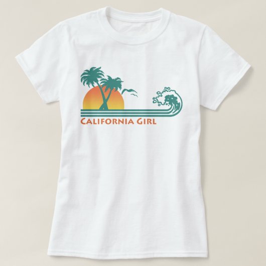 T-shirt Fille de Californie (Design devant)