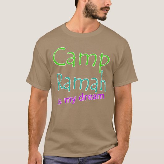 T-shirt fille de camp ramah (Devant)