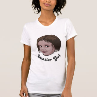 T-shirt Fille de catastrophe vectorisée