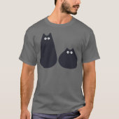 T-shirt Fille de chats bizarre (Devant)