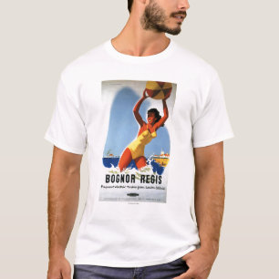 T-shirt Fille de chemins de fer et affiche britanniques de