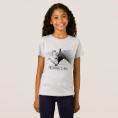 T-shirt fille de cheval (Devant entier)