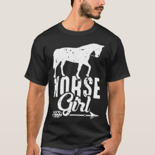 T-shirt Fille de cheval Équitation Cowgirl Passion