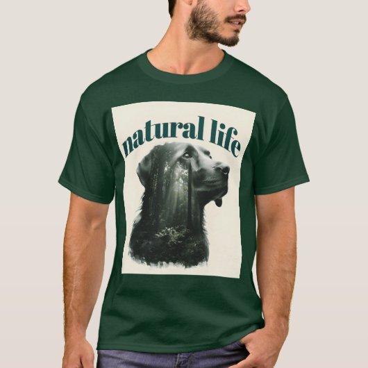 T-shirt Fille de chien de forêt garçon (Devant)