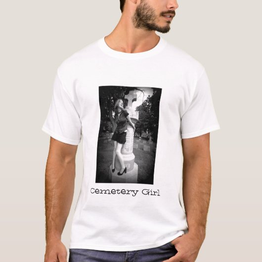 T-shirt Fille de cimetière (Devant)
