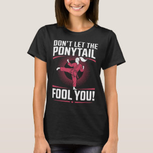 T-shirt Fille de combat des arts martiaux - Ne laissez pas