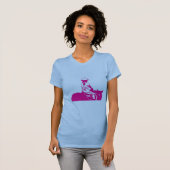 T-shirt fille de concours hippique (Devant entier)