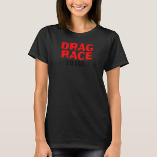 T-shirt Fille de course de dragsters Drag Strip 1320 Vêtem