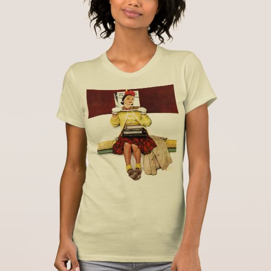 T-shirt Fille de couverture (Devant)