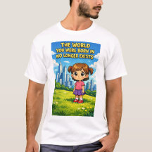 Fille de dessin animé ayant perdu son innocence Pa