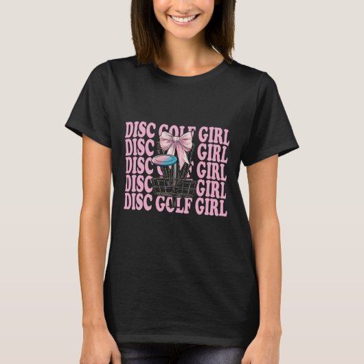 T-shirt Fille de Disc Golf Mère de Disc Golf Fête des Mère (Devant)