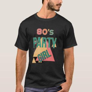 T-shirt Fille de fête des années 80 1980