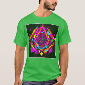 T-shirt Fille de fête rétro aux couleurs néon