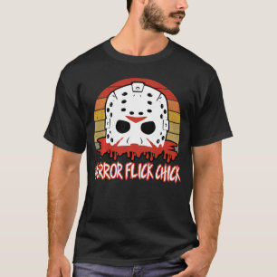 T-shirt Fille de film d'horreur Femmes 80s Slasher Film d'