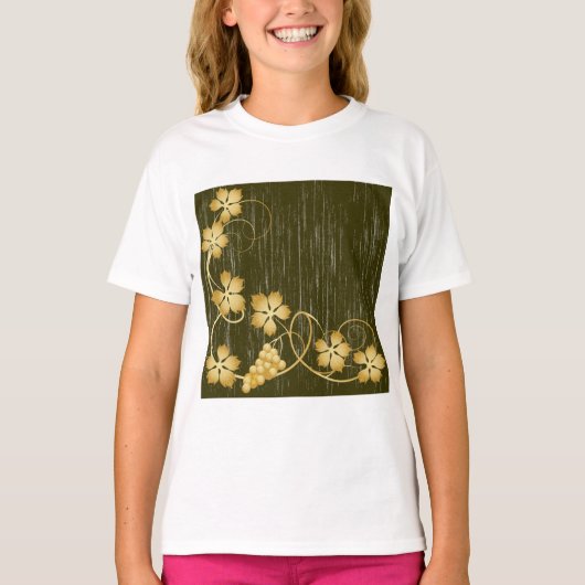 T-shirt fille de graphisme (Devant)