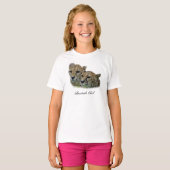 T-shirt Fille de guépard (Devant entier)