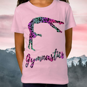 T-Shirt Fille de gymnastique sauvage Gymnastique Poster