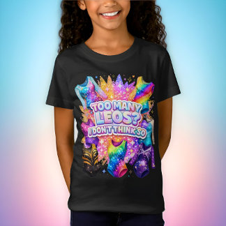 T-Shirt Fille de gymnastique Trop de justaucorps ? Je ne p