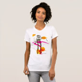 T-shirt fille de hippie (Devant entier)