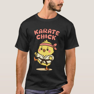 T-shirt Fille de karaté drôle arts martiaux filles femmes