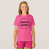 T-shirt fille de Kindness Matters (Devant entier)