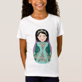 T-shirt fille de la danseuse irlandaise Black Hair (Devant)