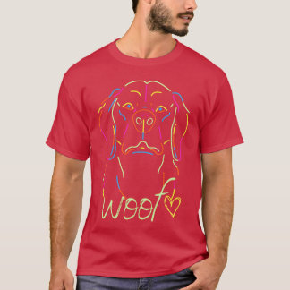 T-shirt fille de la famille des chiens