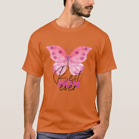 T-shirt Fille de la Fête des mères papillons (Devant)