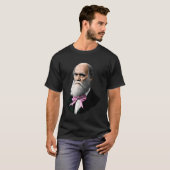 T-shirt Fille de la théorie de l'évolution de Charles Darw (Devant entier)