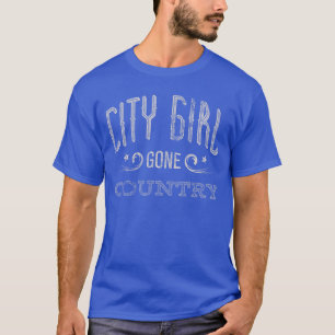 T-shirt Fille de la ville partisane de la vie rurale cadea
