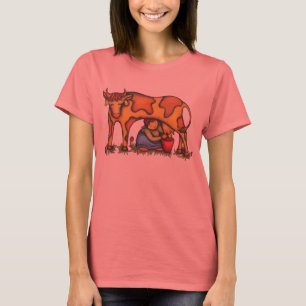 T-shirt fille de laiterie