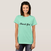 T-shirt Fille de l'église (Devant entier)