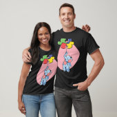 T-shirt Fille de l'espace dans l'univers. (Unisexe)