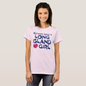 T-shirt Fille de Long Island (Devant entier)