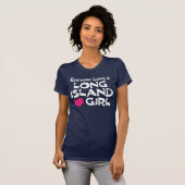 T-shirt Fille de Long Island (Devant entier)