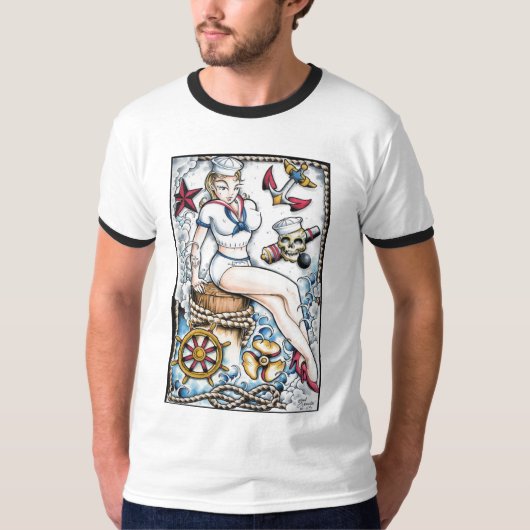 T-shirt Fille de marin (Devant)