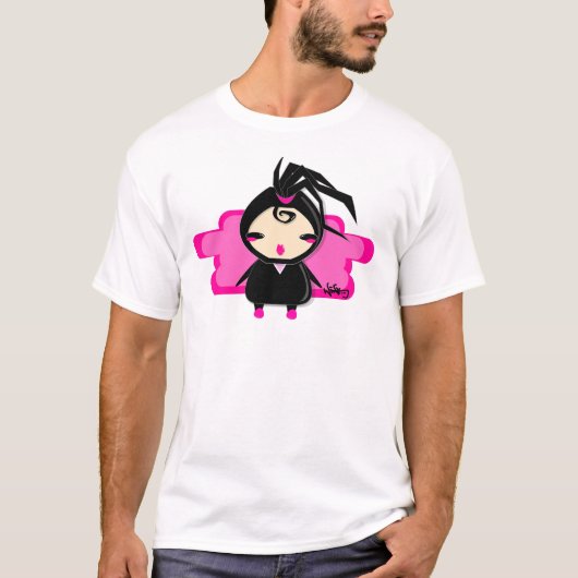 T-shirt fille de ninja (Devant)