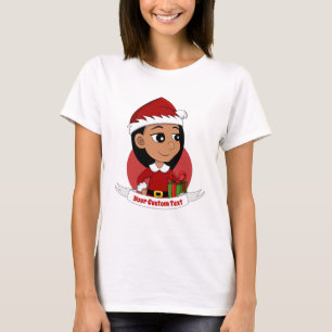 T-shirt fille de Noël