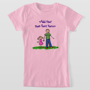T-shirt fille de papa (blond)