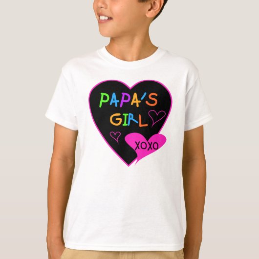 T-shirt Fille de Papa Tee - shirts, Casquettes, Mugs, Bout (Devant)