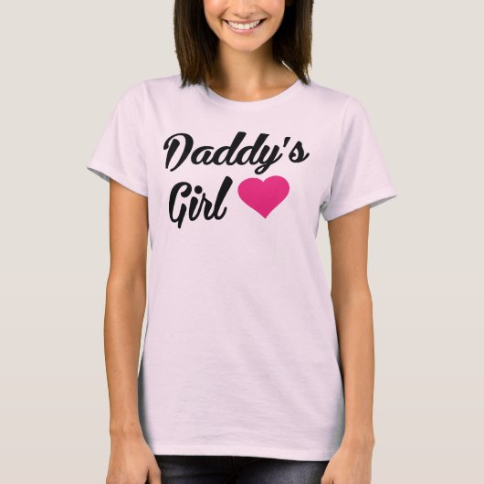 T-shirt fille de papa Tumblr (Devant)