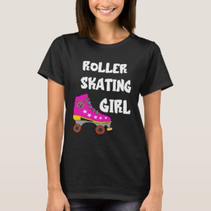 T-shirt Fille de patin à roulettes Filles de patins à roul