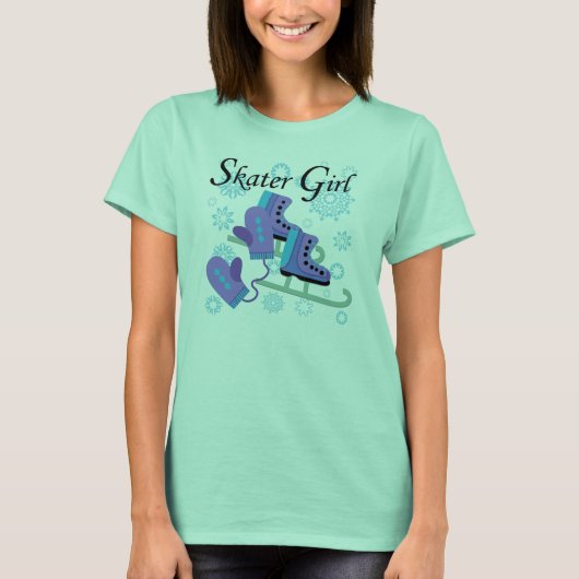 T-shirt Fille de patineur (Devant)