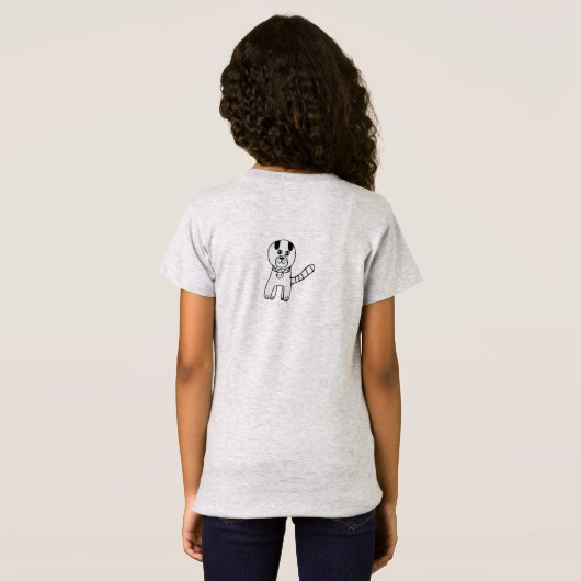 T-Shirt Fille de pensée (Dos entier)