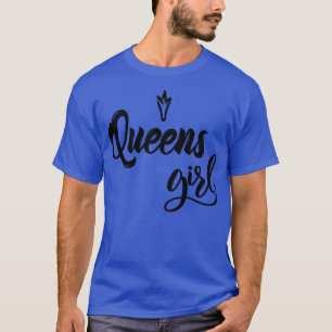 T-shirt Fille de Queens élevée à New York